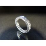 18ct White Gold Diamond Full Eternity ring of approx 1.2cts
