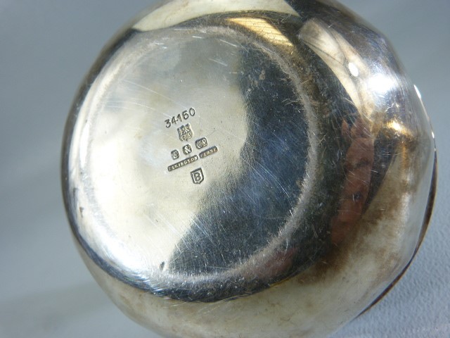 Hallmarked silver pierced work dish - Sheffield Cooper Brothers & Sons Ltd 1929 (approx weight - Image 7 of 10