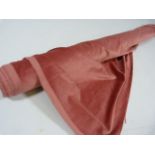 5.5 metres of cotton velvet fabric roll