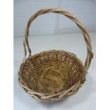 Vintage large Wicker basket