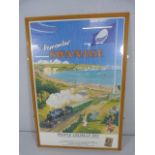 'Remember Swanage' large vintage style poster