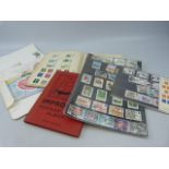 Small selection of stamps and albums