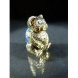 Brass pincushion in the form of a Bear