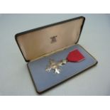 An MBE medal in original fitted case from Royal Mint