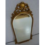 Ornate hall mirror with Gilt decoration