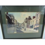 Print of Lyme Regis 'Broad Street'