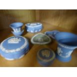 Small selection of Wedgwood trinket pots