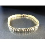 Yellow Gold Diamond set Bracelet