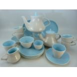 Poole Twin tone tea service