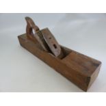 Large Mahogany Antique block plane with no markings