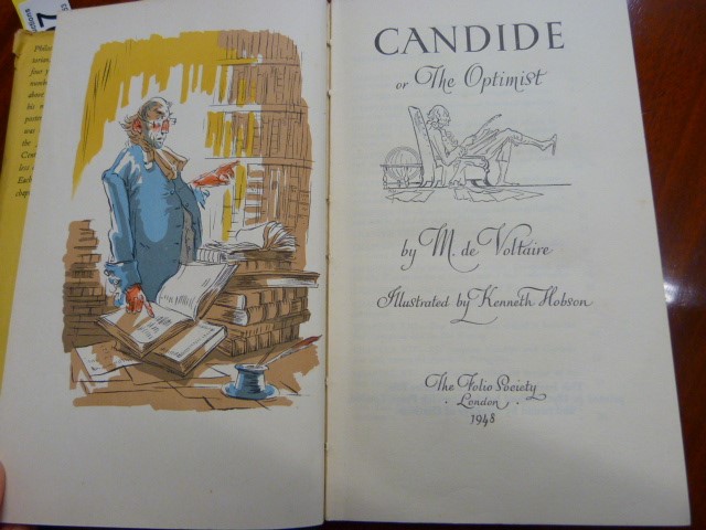 M.De Voltaire - Candide or the Optimist 1948 Folio Society Edition - Image 2 of 5