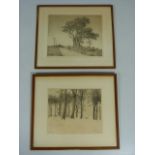 Pair of Lithographs by Shibbe T
