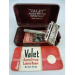 Vintage auto-strop safety razor in original box