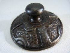 Victorian Cast iron Paperweight in the Arts and Crafts style