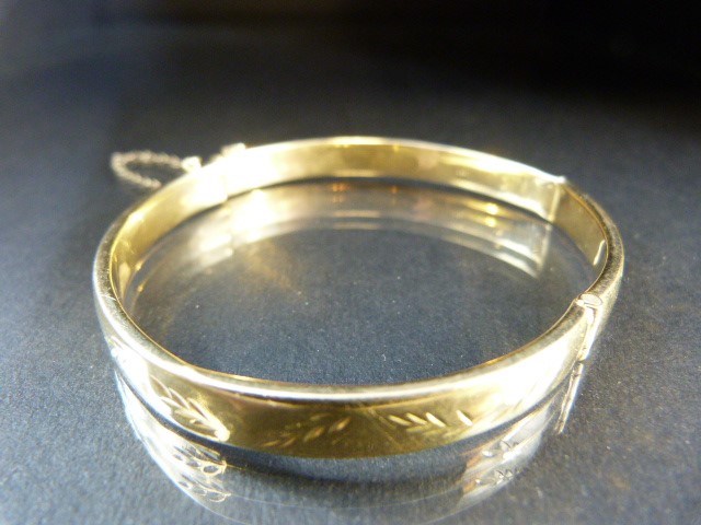 9ct Gold Bangle A/F (Scrap) 8.4g