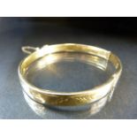 9ct Gold Bangle A/F (Scrap) 8.4g