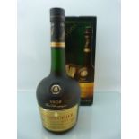 COURVOISIER 1litre bottle of VSOP Fine Champagne with original box.