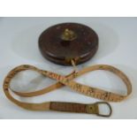 Vintage leather measuring tape 'Chesterman'