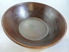 Carved wooden bowl