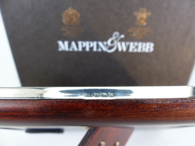 Mappin and Webb Sterling silver hallmarked photo frame in box. - Image 5 of 7