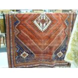 Large Red ground Woollen rug