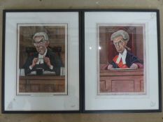 Two Sallon Character judge prints