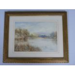 Albert Proctor R.C.A - Watercolour of a pond scene