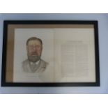 Large framed Lithograph of Skin Diseases and problems