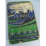 TOLKIEN - J.R.R 'The Hobbit' bound in green cloth with dust jacket (damaged) Third Edition -