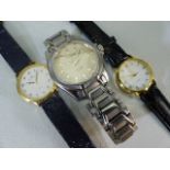 Three wristwatches - Tissot, Maurice Lacroix and one other15