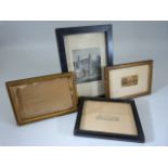 Collection of Engravings and Etchings - to include some miniatures. To include names such as W.