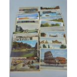 Selection of vintage postcards - all appear unused