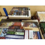 Large Lot containing paperback Sci-Fi Books shelf 2