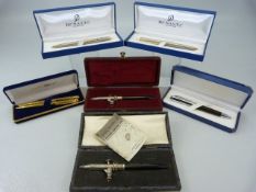 Selection of new in box pens and two vintage Aerograph pens