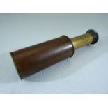 Unmarked brass monocular