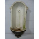 Antique French wrought iron water fountain