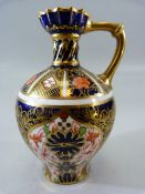 Royal Crown Derby Miniature jug, marked to base.