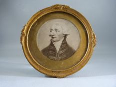 Metal framed miniature of a Gentleman