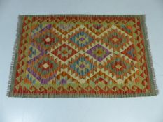 Vegetable Dye Chobi Kelim Rug 125 x 80