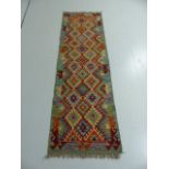 Vegetable Dye Chobi Kelim Runner 194 x 60