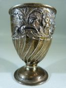 Hallmarked silver egg cup marked London - Approx Weight - 36.1g