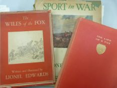 The Wiles of the Fox Written and Illustrated by Lionel Edwards (Sketches) published by the Medici