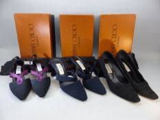 Three pairs of Jimmy Choo heels Three 6 1/2