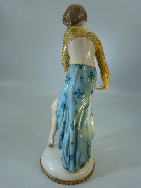 Continental Art Deco scantily clad lady - Image 3 of 4