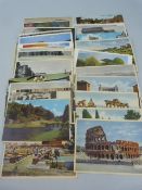 Selection of vintage postcards - all appear unused