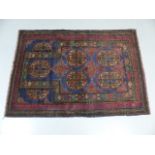 Old Balochi rug 132 x 93