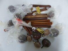 Selection of spare Ercol handles. Different lengths, sizes and colours