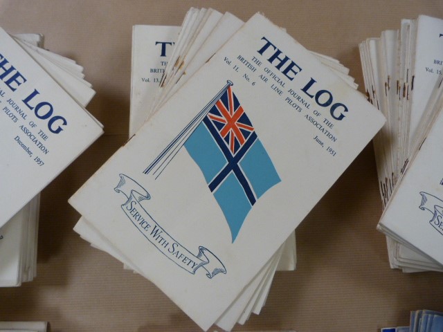 The Log BALPA and The Journal Magazines Around 130 issues of The Log British Airline Pilots - Image 2 of 3