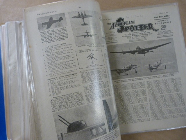 The Aeroplane Spotter: Three ring binders of Aeroplane Spotter from Issue 1 January 1941 to Issue - Image 3 of 4