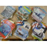 A quantity of aircraft magazine mainly related to WW2 & the 40's 30 War in the Air which was a